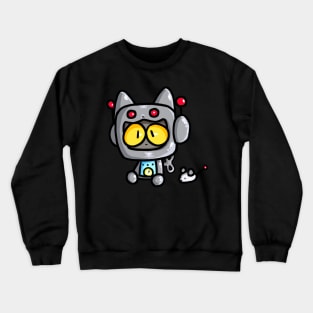 Beep Boop Robot Cat Crewneck Sweatshirt